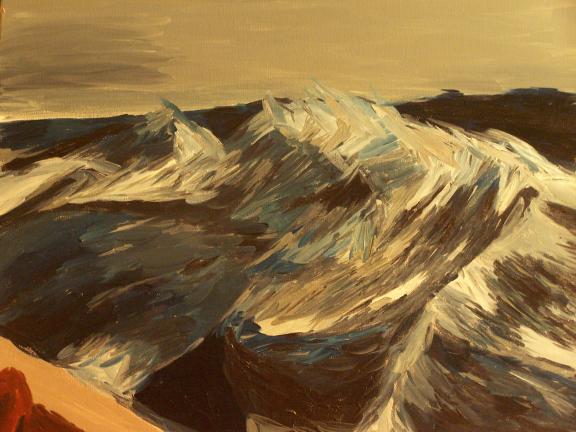 21. Mar Tirreno II. Olio su tela 60 x 50